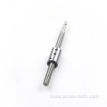 8mm diameter 1mm pitch round nut ball screw